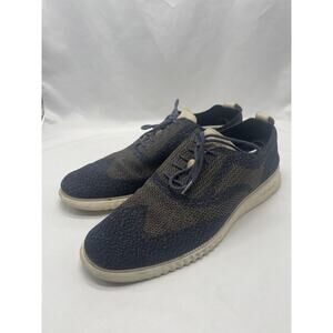 Cole Haan 2.Zerogrand Mens Size 13 Stitchlite Wingtip Oxford C27880 Blue Shoes